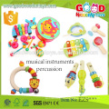 EN71 / ASTM de bonne qualité woooden jouets chancre bébé OEM / ODM instruments de musique percussion